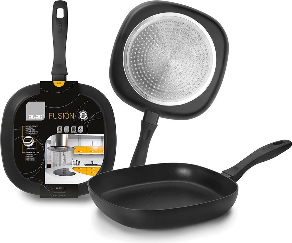 IBILI MENAJE, S.A. Ibili Fusion 26x26 Cm Grill Pan One Size
