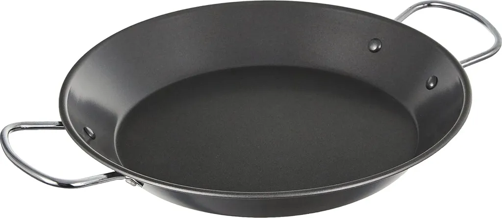 IBILI MENAJE, S.A. Ibili-Gandia paella pan, steel, 28x4 cm, black