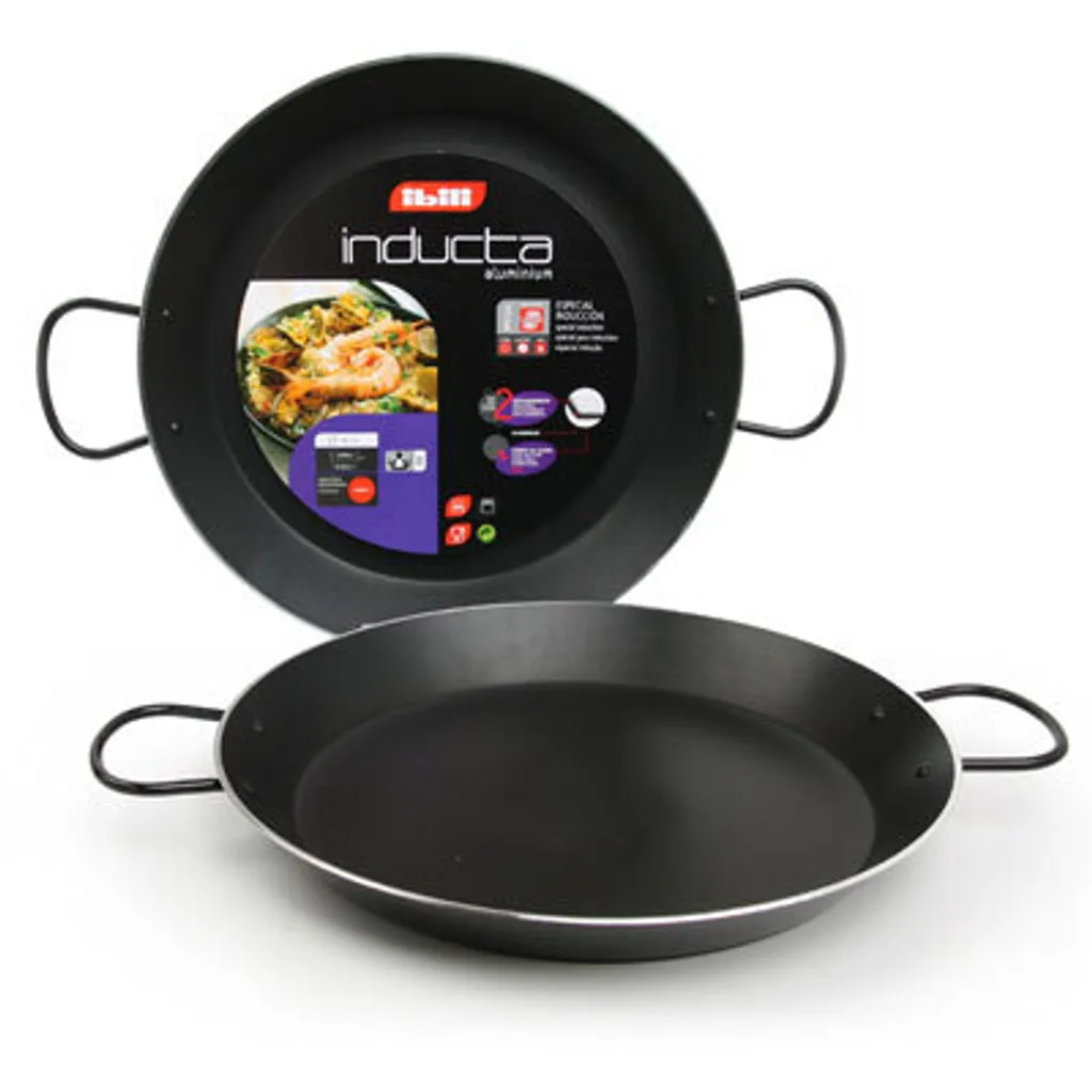 IBILI MENAJE, S.A. Ibili Inducta 38 Cm Paella Pan Silver Silver One Size