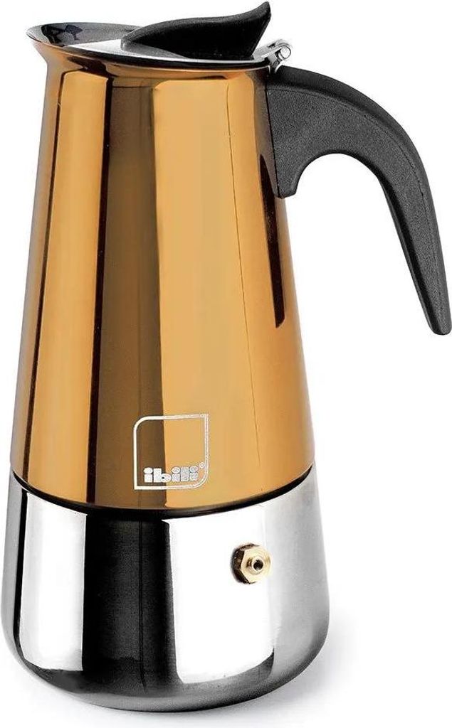 IBILI MENAJE, S.A. Ibili Moca Cupra Coffee Machine 2 Cups Golden Golden One Size