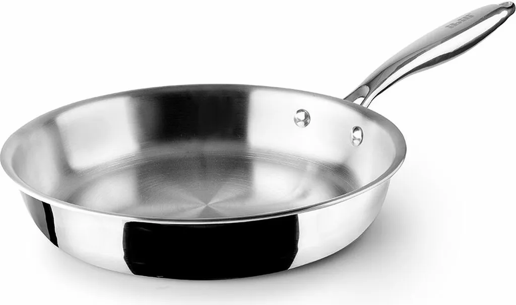 IBILI MENAJE, S.A. Ibili Natur Triply frying pan - stainless steel - -free, induction compatible - 26 cm