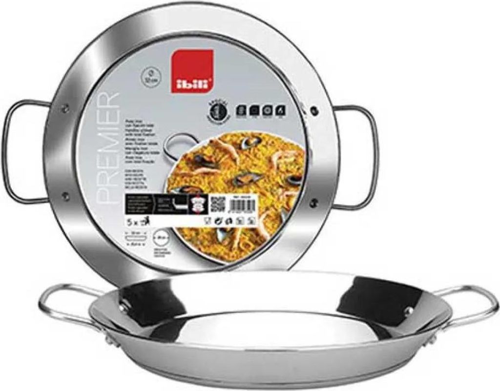 IBILI MENAJE, S.A. Ibili Premier Stainless Steel Paella Pan 32 cm Silver One Size