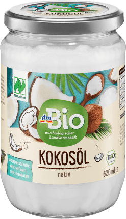 dmBio Kokosöl, nativ, Naturland, 620 ml