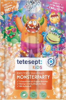 tetesept Bubble bath Kids bathing fun Crackling monster party, 45 g