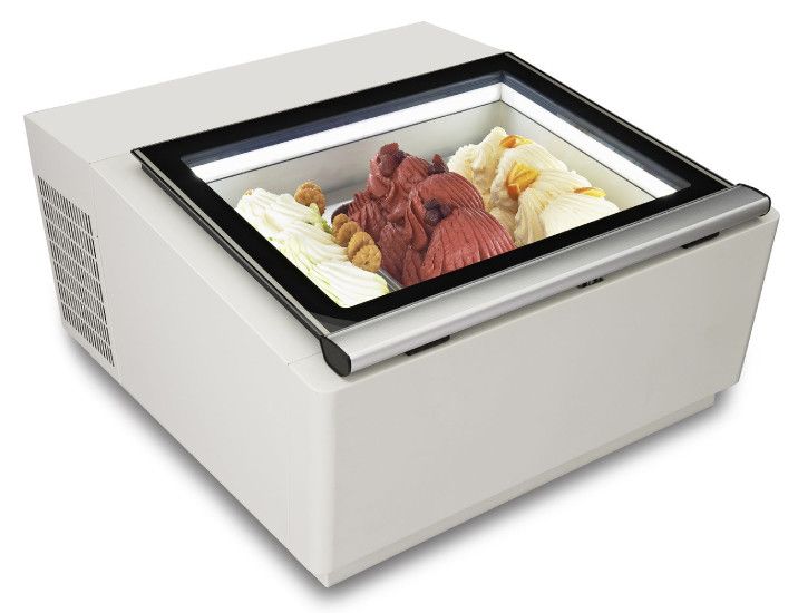 CombiSteel Ice cream display cabinet / table model, white