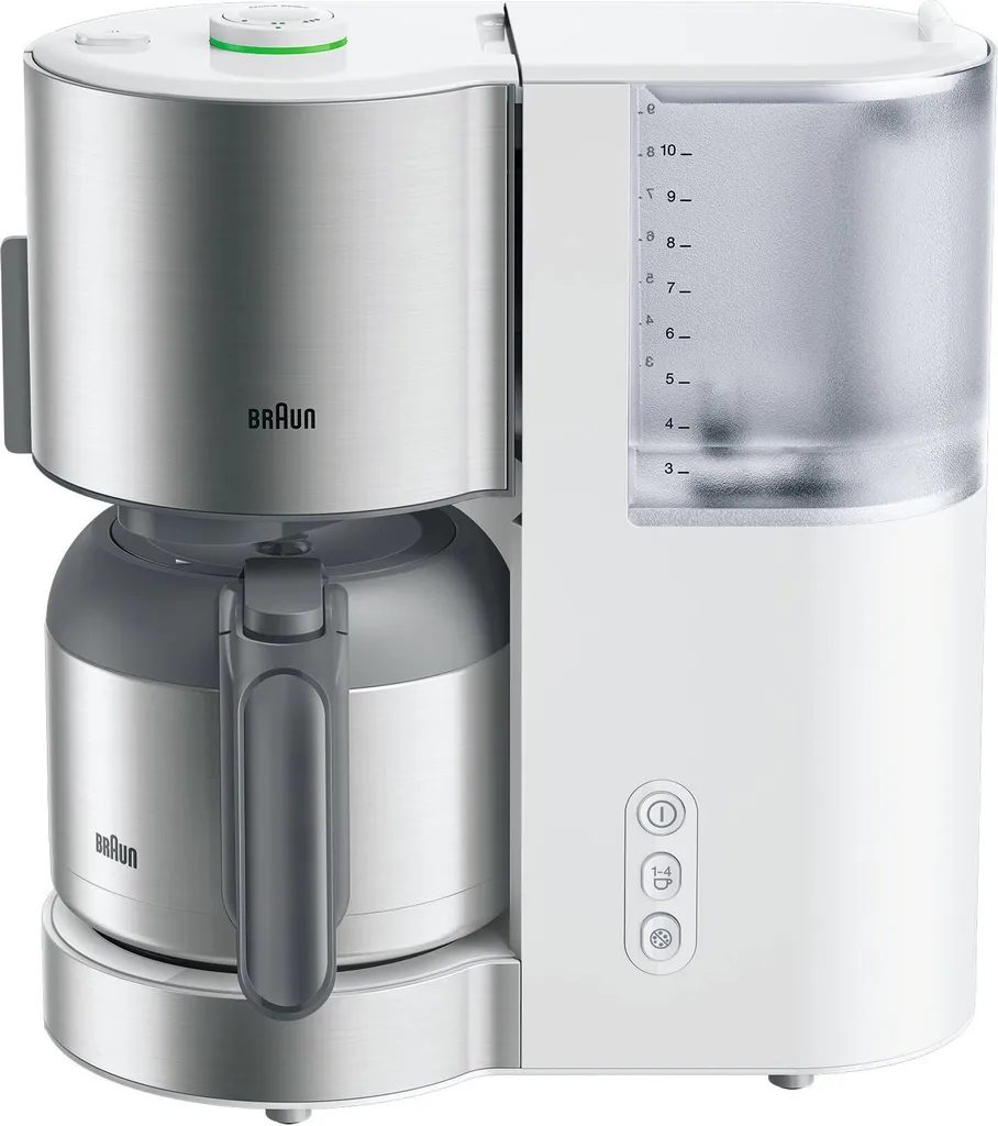 Braun IDCollection KF 5105 white/stainless steel filter coffee machine