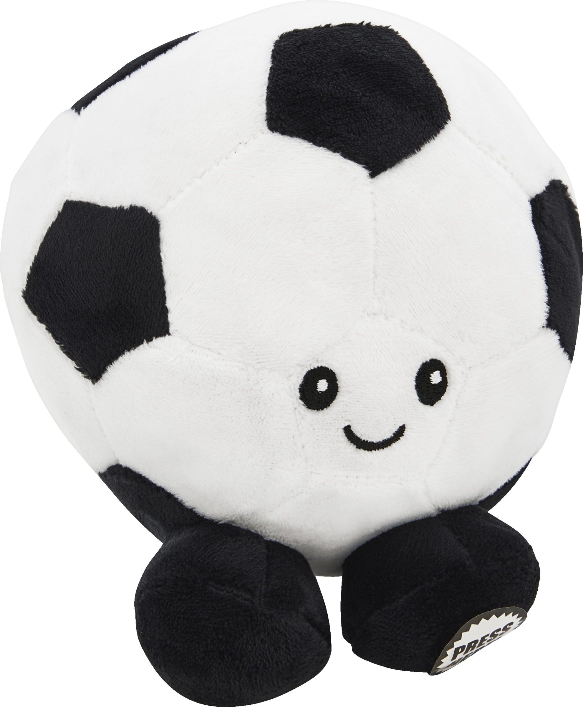 IDEENWELT IDEAS WORLD World Cup Plush Football Black/White