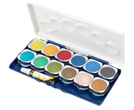 Idena watercolor set, 24 colors