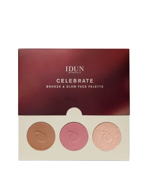 IDUN Minerals Celebrate Bronze & Glow Face Palette, Bronze & Glow 7.6g