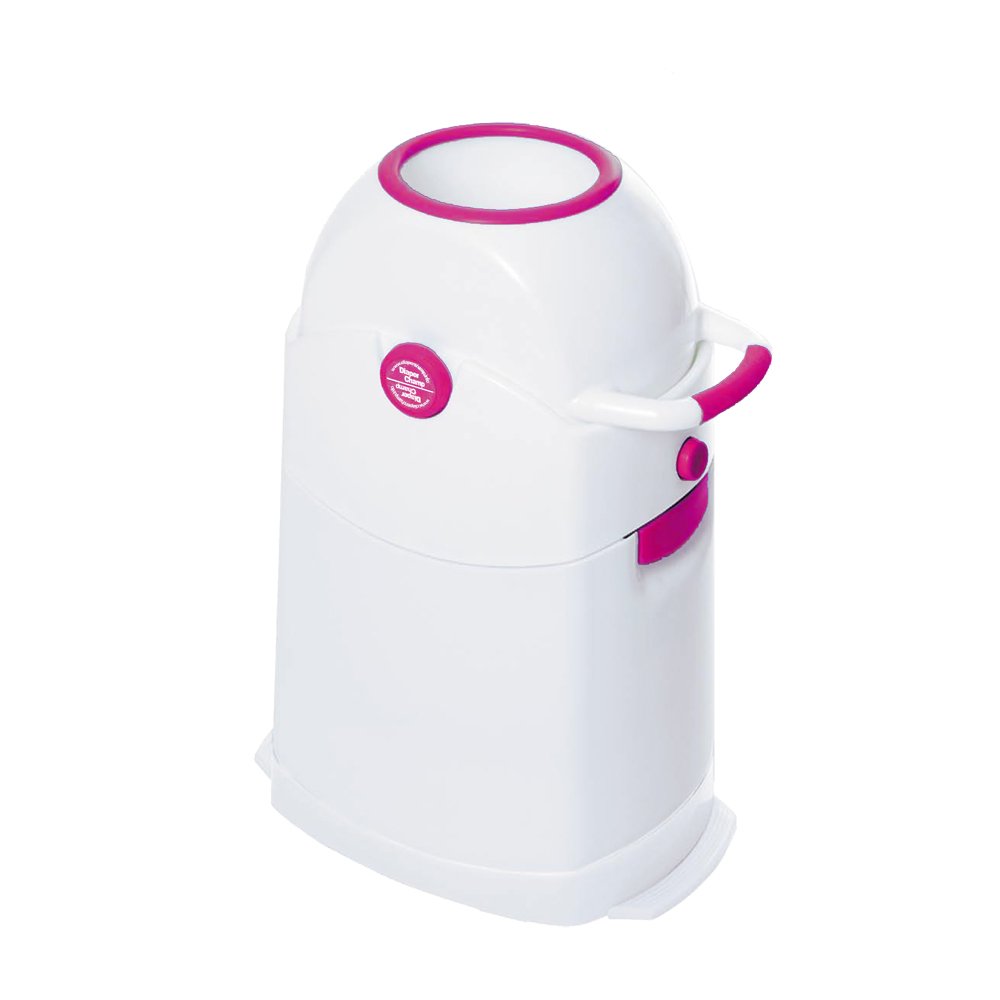 Vital Innovations Nappy Champ Odour-Proof Nappy Bin Regular Size for Standard Rubbish Bags Silver