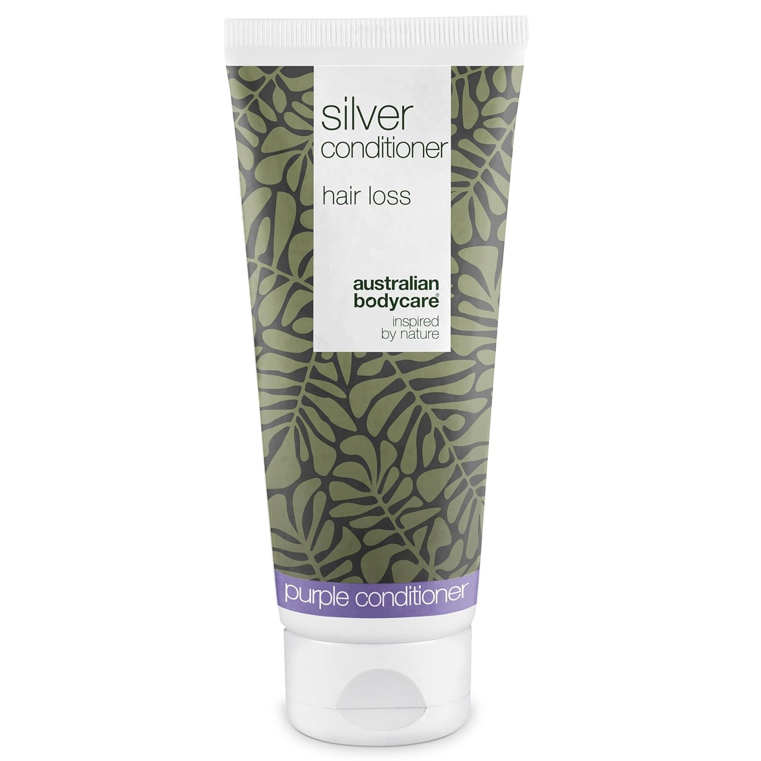 Australian BodyCare Hair Loss Silver Conditioner for Gray & Blonde Hair - Against Yellow Tones and Hair Loss - With Caffeine and Plant-Inspired Active Ingredients