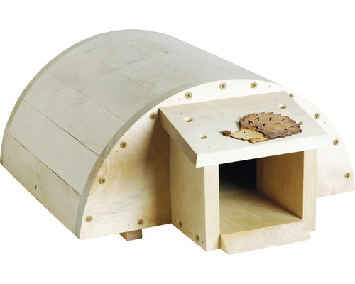 Hornbach Hedgehog house Meckine made of beech wood