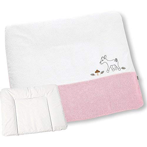 Sterntaler 7431737 Waldis Cow Changing Mat Kit, Multi-Colour