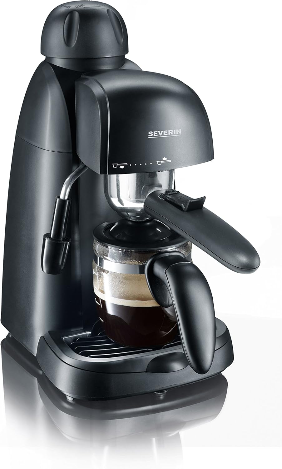 Severin KA 5978 freestanding Espresso machine 0.22L 4cups Black coffee maker KA 5978, Freestanding, Espresso machine, 0.22 L, 800 W, Black