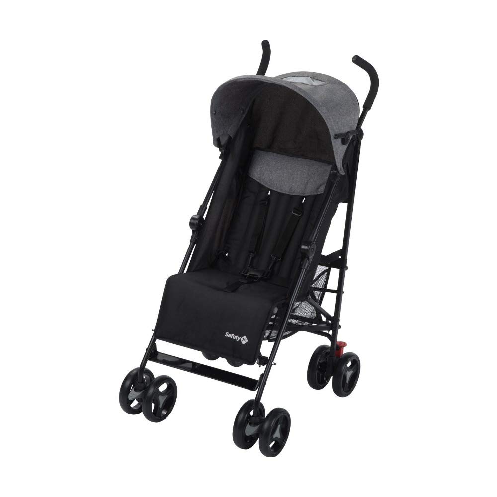Safety 1st Rainbow Buggy - Manoeuvrable & Compact Folding Pushchair with Multi-Adjustable Backrest and Padded Seat - Blue Chic