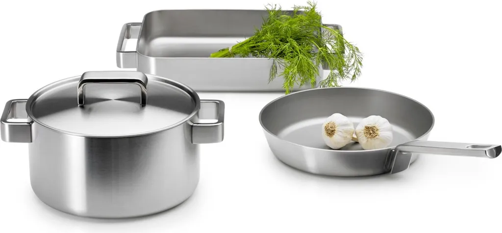 Iittala Tools Frying Pan - 26 cm - Brushed Stainless Steel