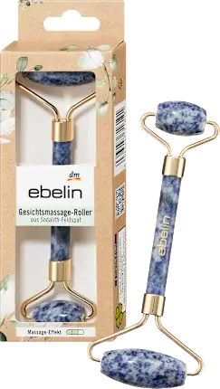 ebelin Facial massage roller made of sodalite feldspar, 1 piece