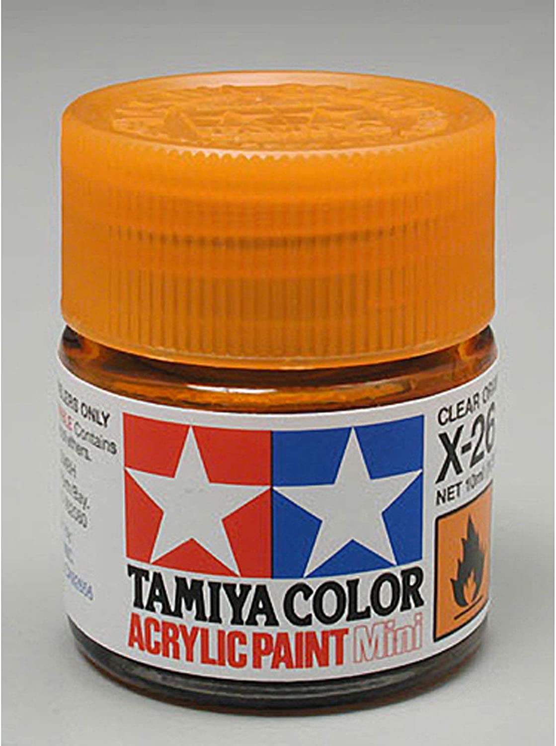 TAMIYA 26 x ACRIL Mini Nail Polish Orange