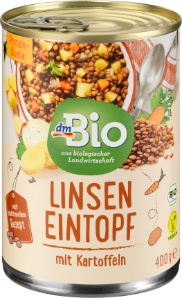 dmBio Step, lentil stew with potatoes, 400 g