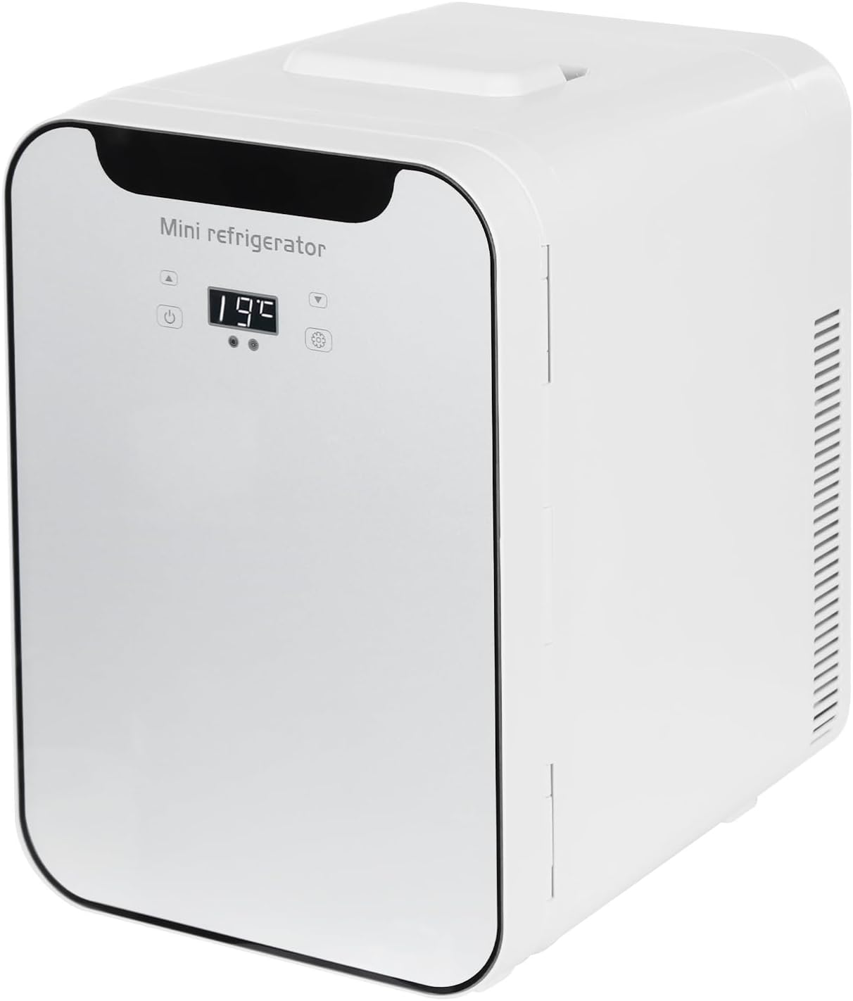 20L Mini Fridge, Mini Bar with LED Digital Display, Quick Cooling in the Chiller Box, Temperature Control, Cool Box, Refrigerator, Small for Room and Office