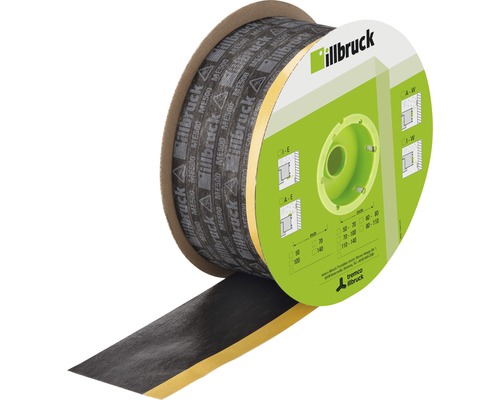 illbruck ME500 TwinAktiv sealing window connection joint self-adhesive on one and alternate sides 10 m x 70 mm
