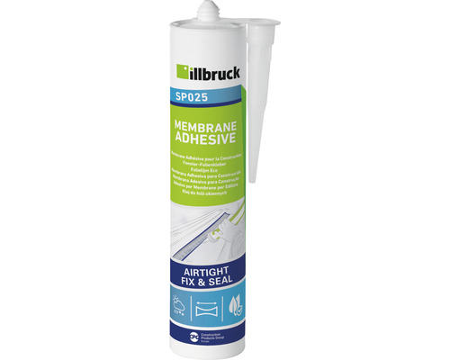 illbruck SP025 window film adhesive eco gray 310 ml