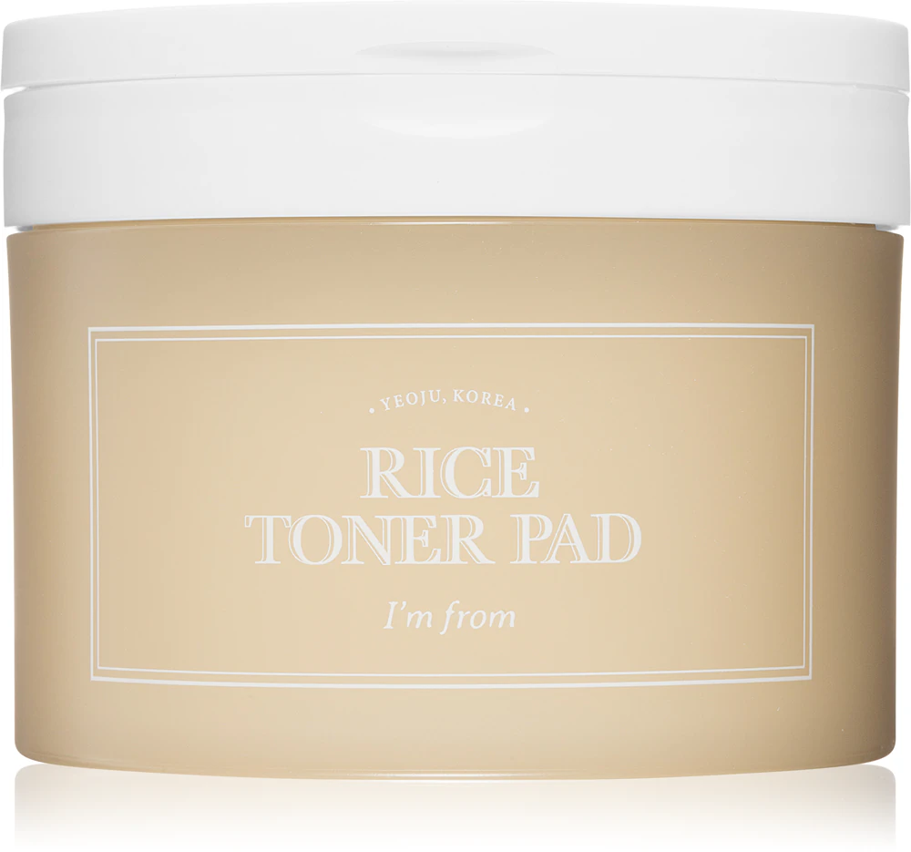 I from Rice Toner Pad toning pads for clear and smooth skin