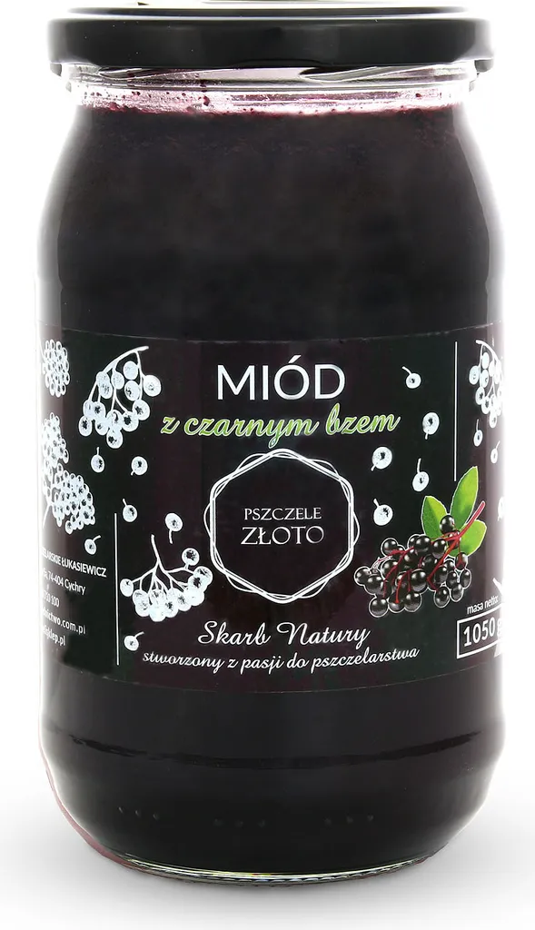 other BEEKEEPER SHOP Elderberries with Honey Elderflower Honey 1.05kg Honey Beekeeping Beekeeping