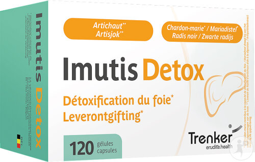 Restaxil Imutis Detox Liver Detoxification Dietary Supplement 120 Capsules