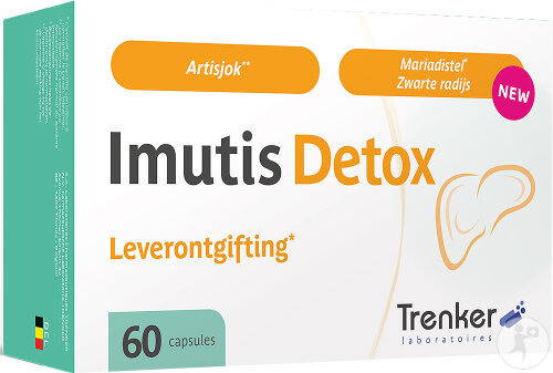 Restaxil Imutis Detox Liver Detoxification Dietary Supplement 60 Capsules