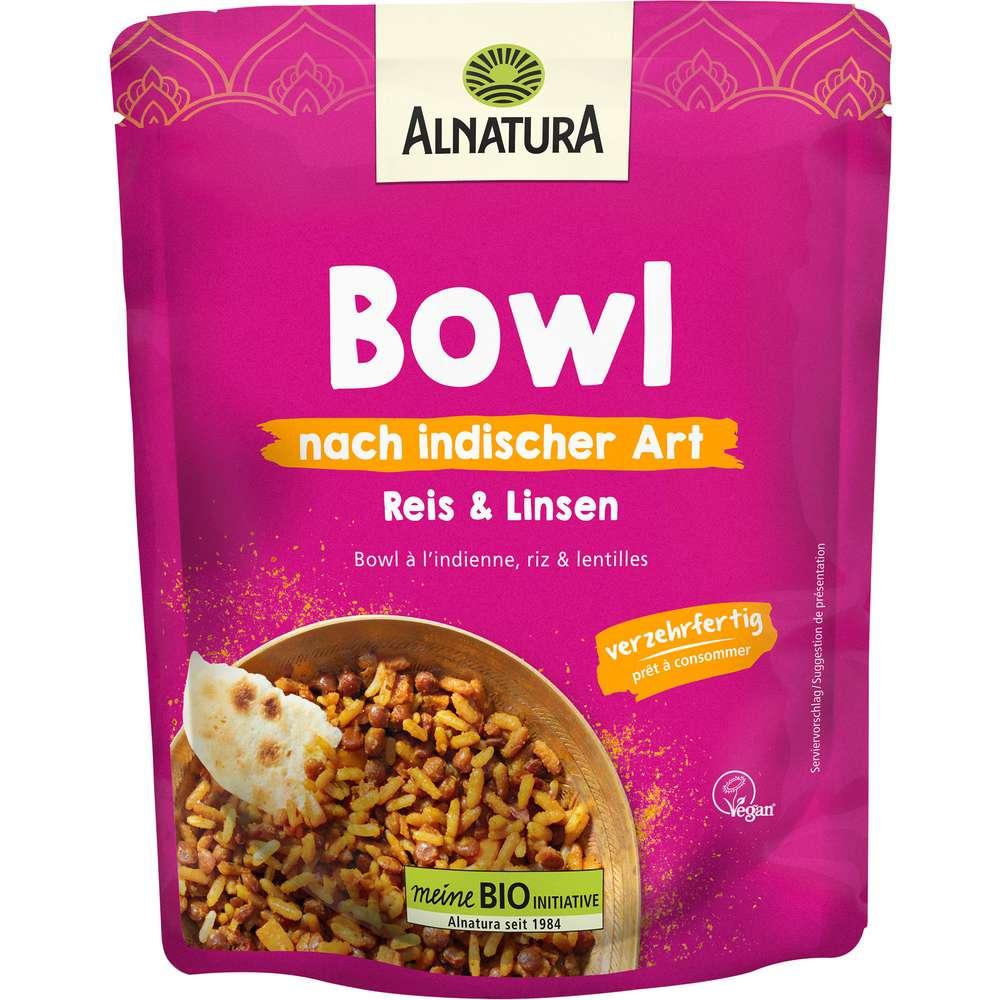 Alnatura Indian bowl, rice and lentils