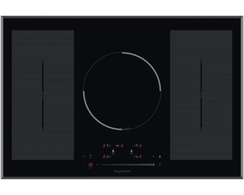 Wolkenstein framed induction hob, 77 x 52 cm, 5 induction cooking zones, WIF77-2FZF