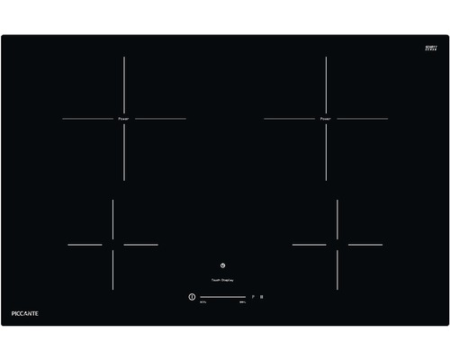 Induction hob frameless PICCANTE 80 x 52 cm 4 cooking zones Piccante