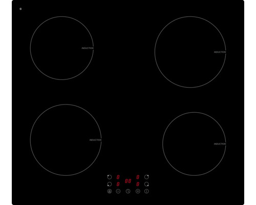 Induction hob frameless PKM 59 x 52 cm 4 cooking zones IF4 G