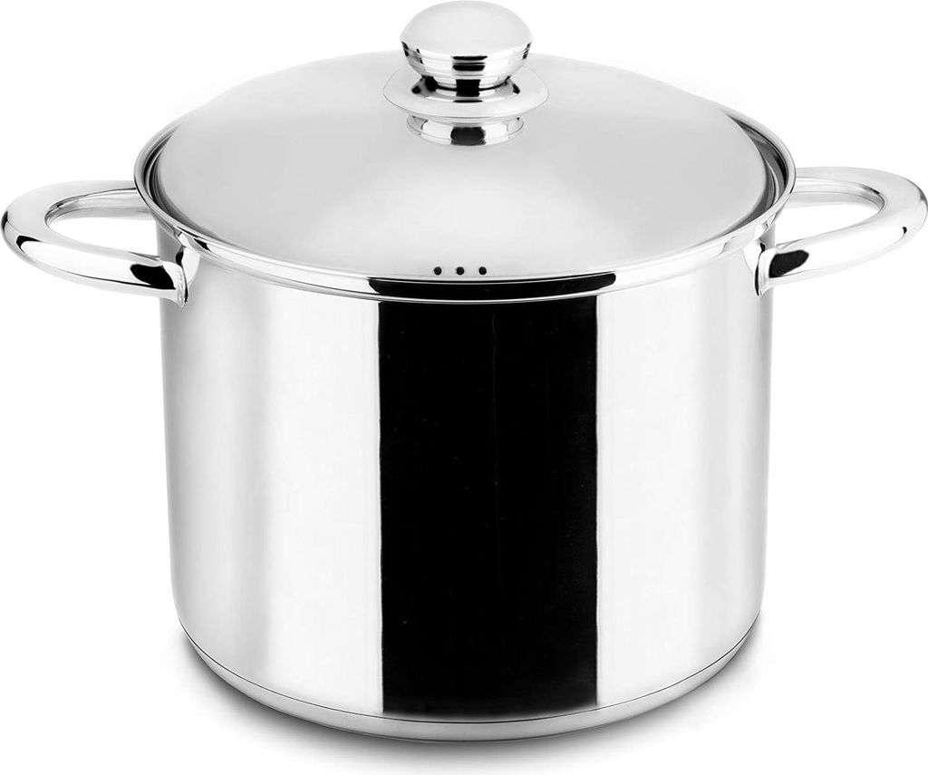 Markenlos Induction frying pan with lid - Cooking convenience - 22 cm diameter - Stylish design - Metal