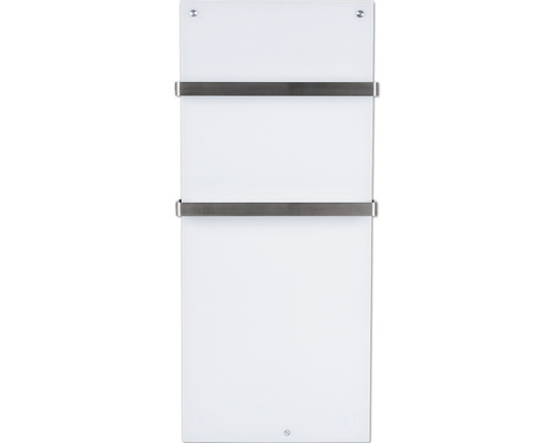 Infrared heater EUROM Sani 600 115 x 46.5 cm white 600 W with Wi-Fi and 2 towel rails