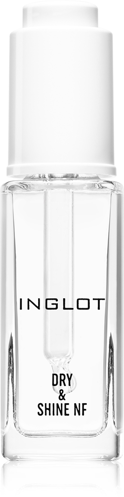 Inglot Dry & Shine NF nail polish to accelerate polish drying with a pipette