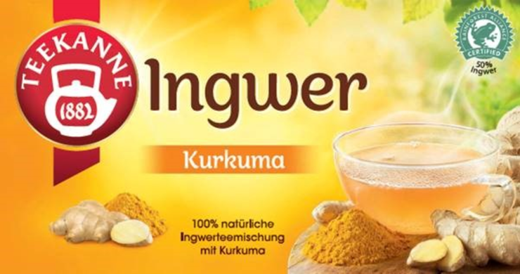 Teekanne Ingwer-Kurkuma