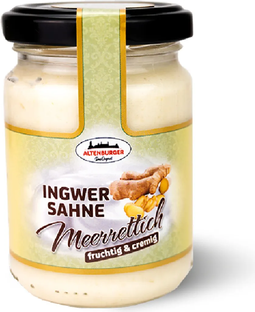 Altenburger Senf & Feinkost GmbH Ginger Cream Horseradish, 140 g