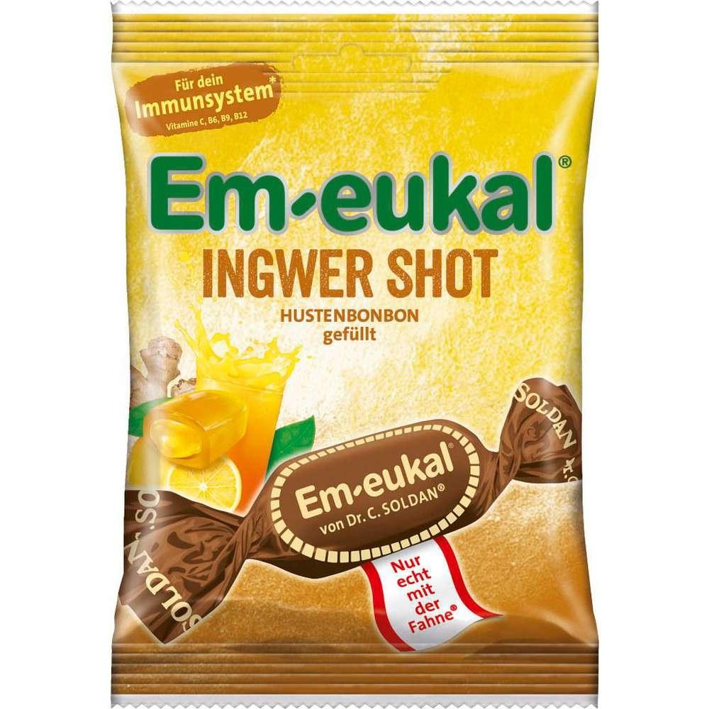 Em eukal Ginger shot, filled