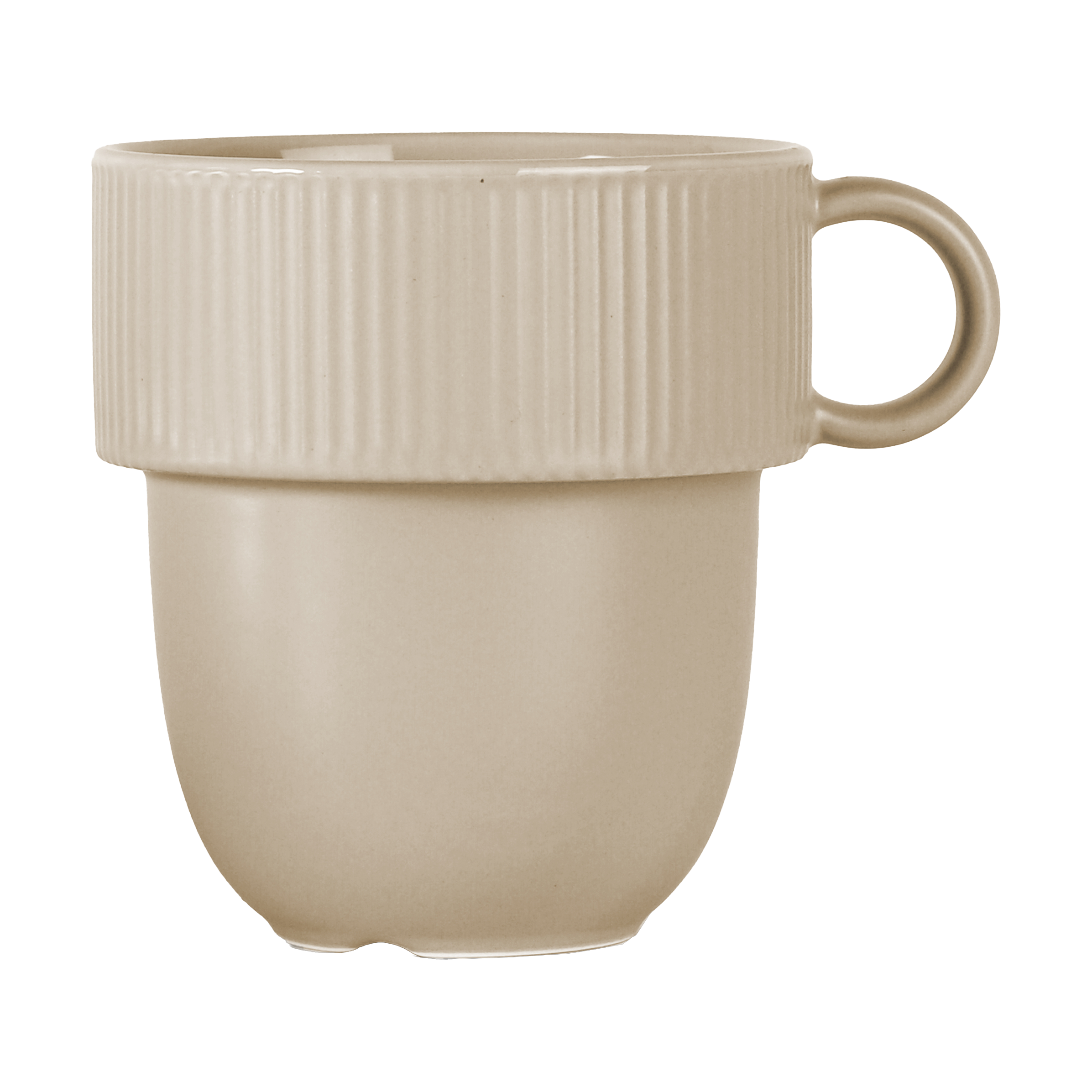 Sagaform Inka Teacup 37.5 cl, Beige-warm grey