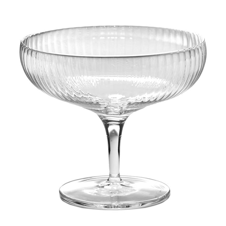 Serax Inku champagne shell glass 15 cl