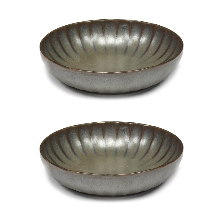 Serax Inku high plate XS Ø16 cm pack of 2