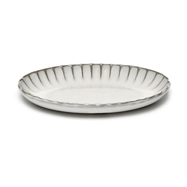 Serax Inku oval serving bowl 15.4 x 22 cm