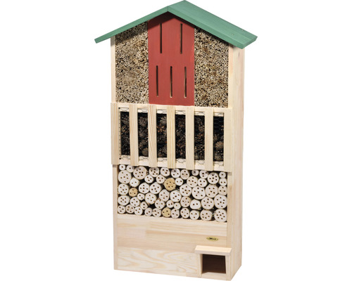 Insect hotel dobar XXL with hedgehog house 58 x 30 x 110 cm