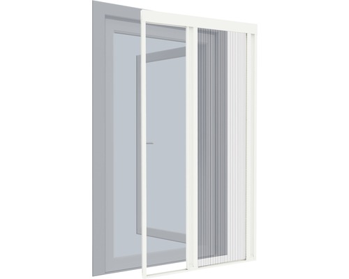 Insect protection aluminum pleated door home protect white 120x240 cm