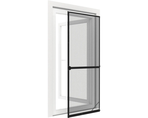 Home Protect Insect protection aluminum telescopic door anthracite 100x215 cm