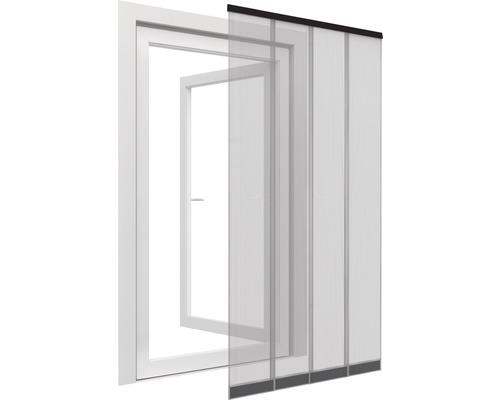 Insect protection home protect telescopic slat curtain without drilling anthracite 100x220 cm