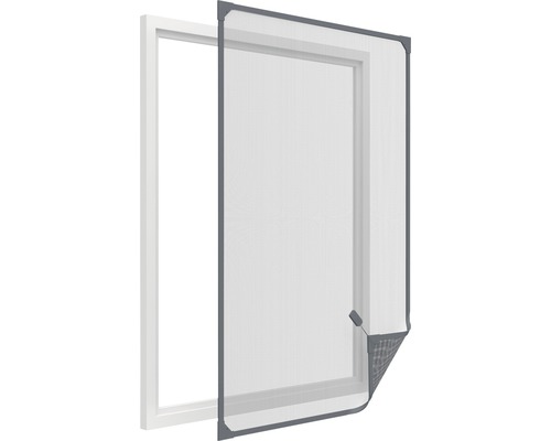 Insect protection home protect magnetic frame window without drilling anthracite 100x120 cm