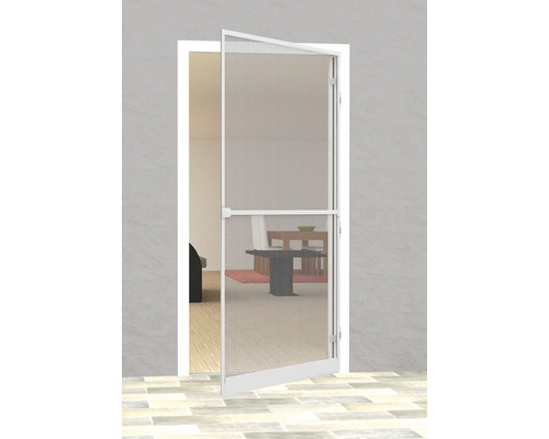 Hornbach Insect protection frame door aluminum fiberglass white 100x215 cm